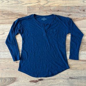Vineyard Vines Heather Relaxed Henley